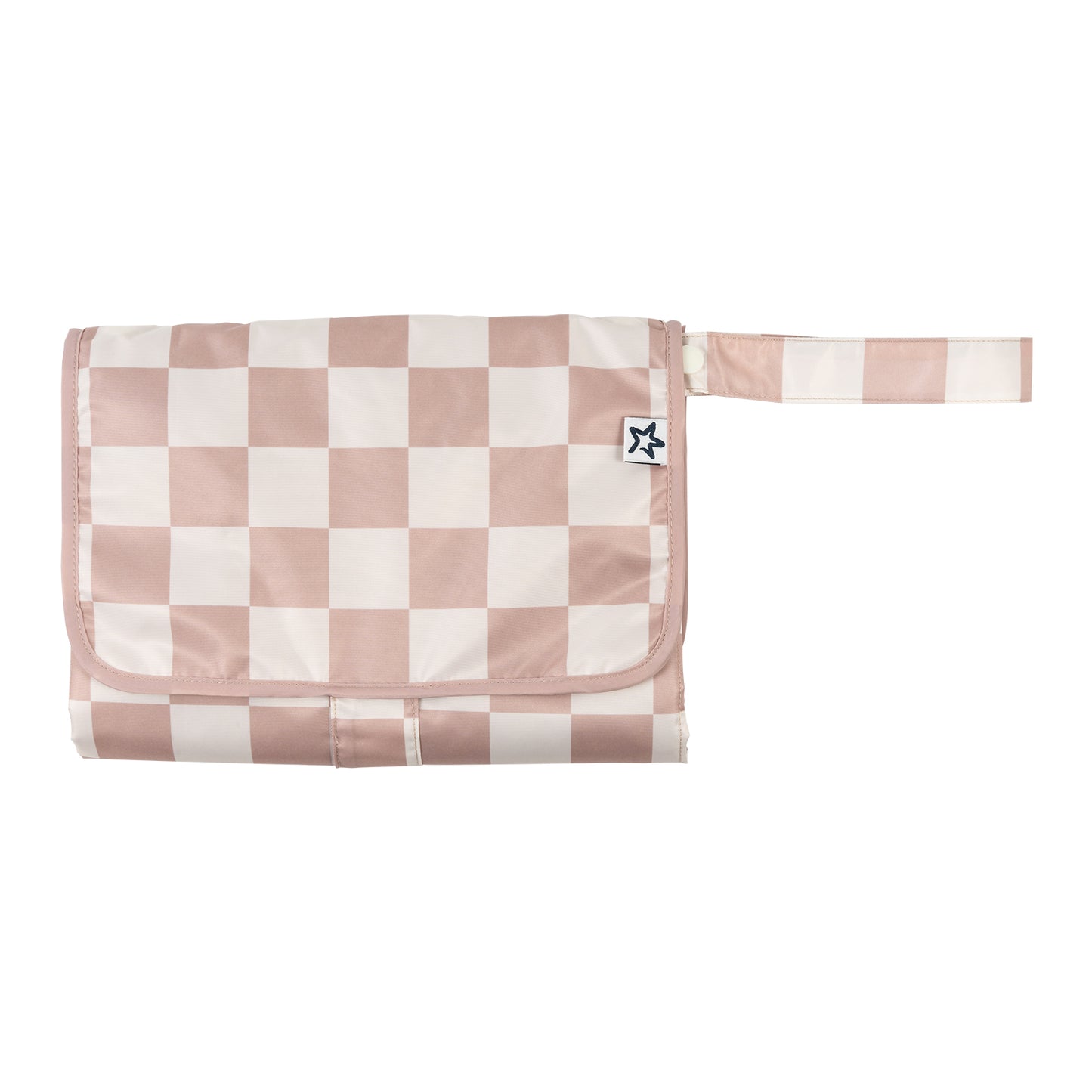 Tiny Twinkle - 便携可折叠尿布垫 - Beige Checkers