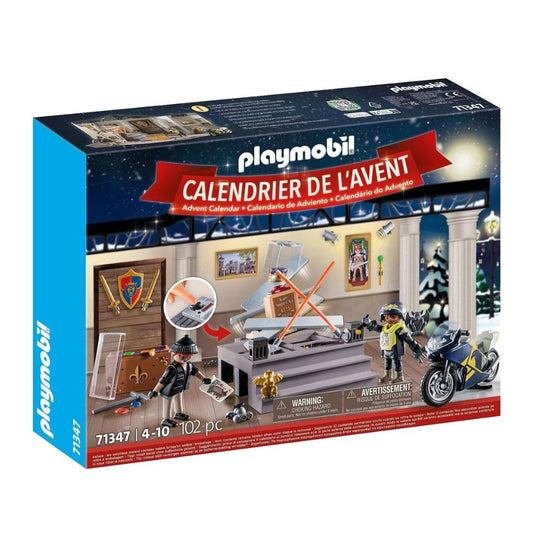 Playmobil - 圣诞倒计时日历 Police Museum Theft