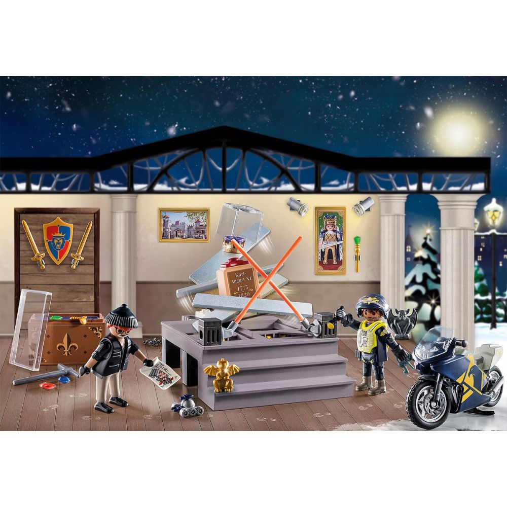 Playmobil - 圣诞倒计时日历 Police Museum Theft