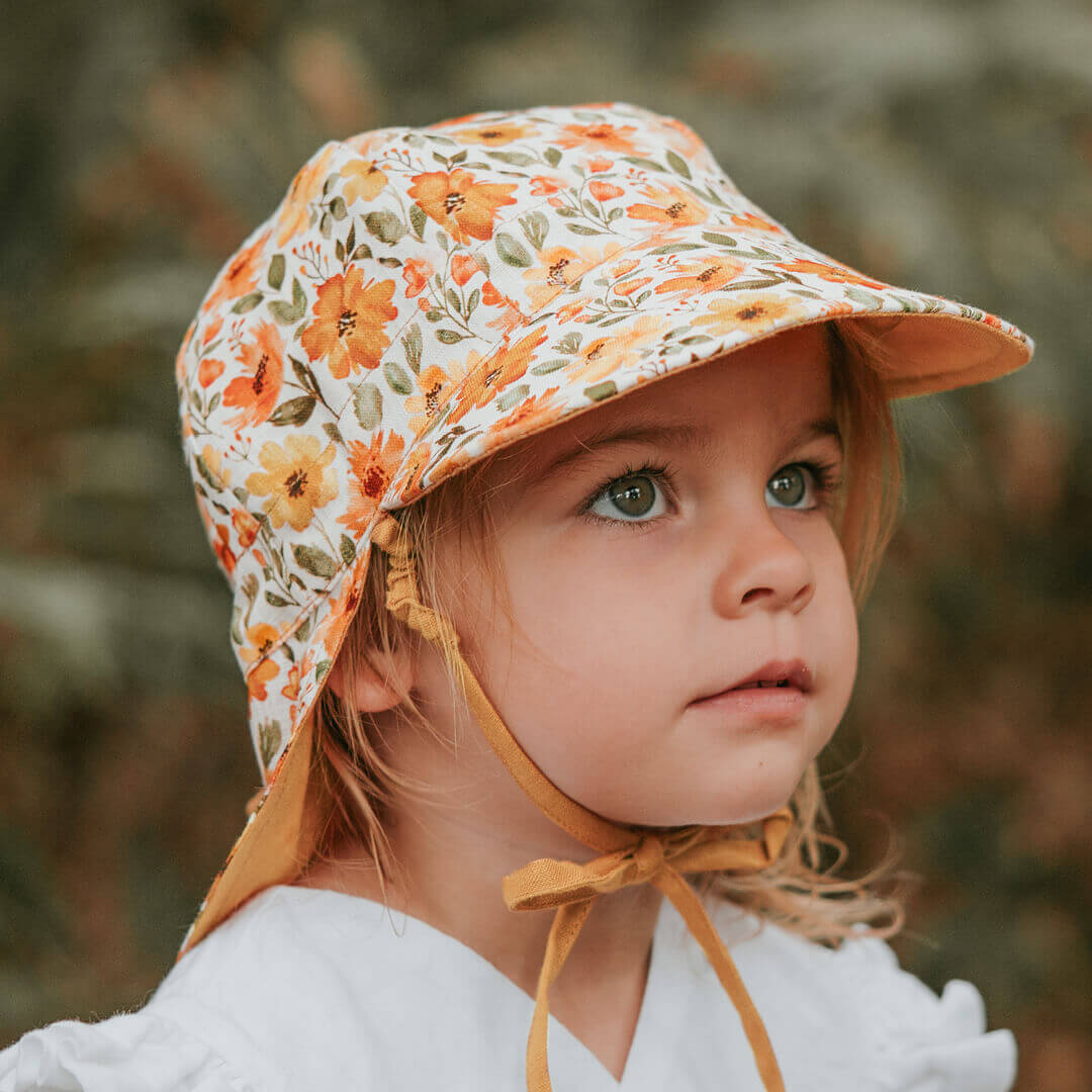 Bedhead Hats -(只有S码) 'Lounger' 宝宝双面鸭舌帽- Margaret & Maize (46-50cm|6-12mth|S)
