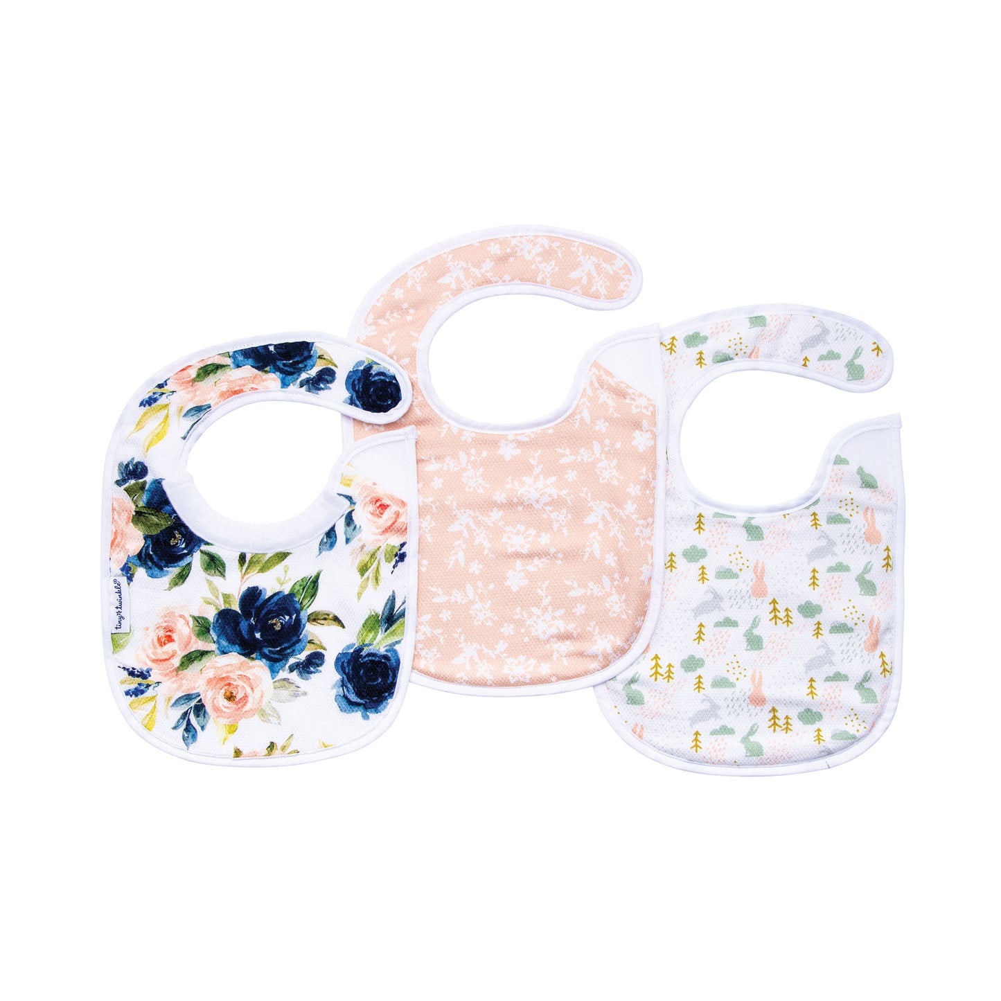 Tiny Twinkle - Kaffle™ 环形防水围嘴口水巾3件套 - Blush Set