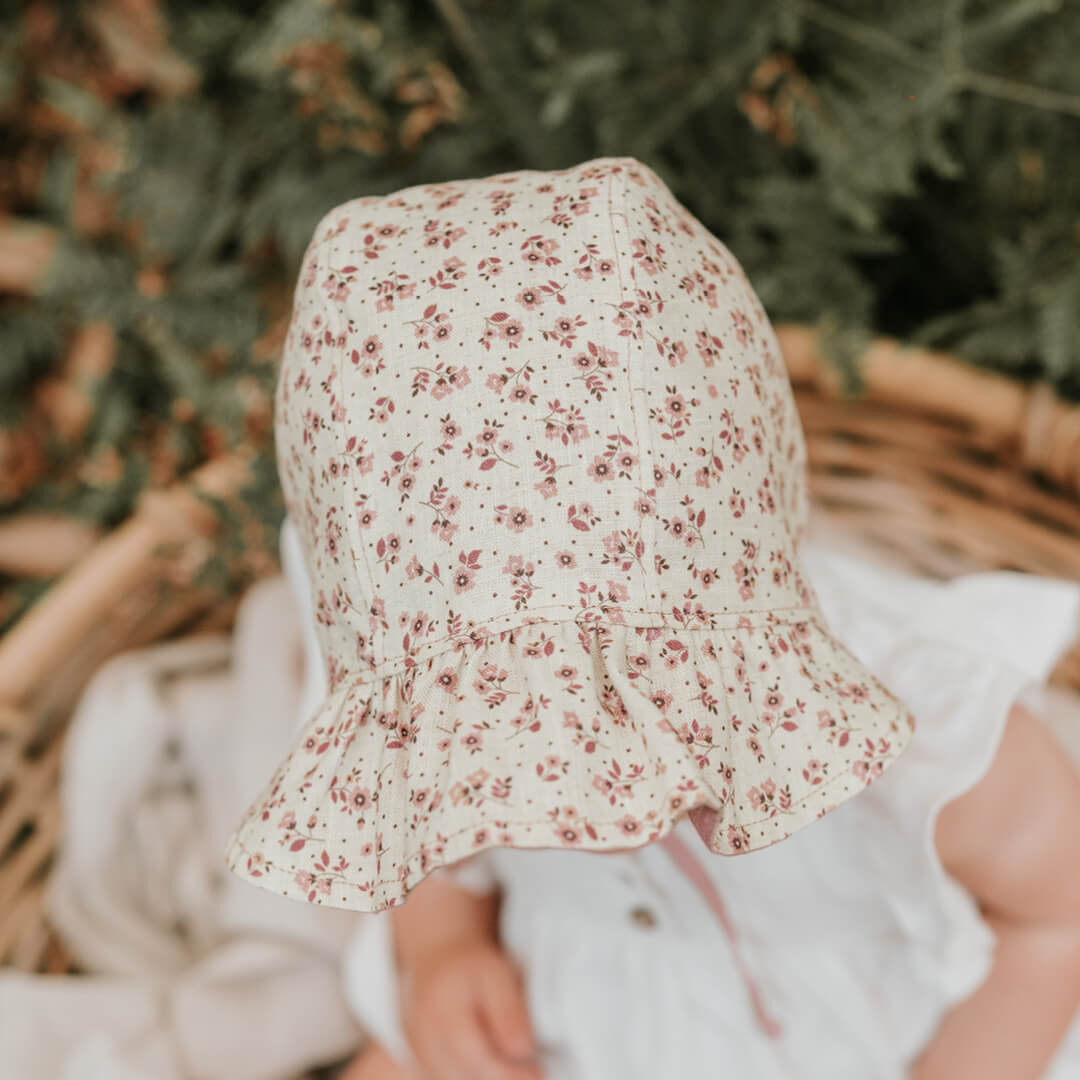 Bedhead Hats -(只有M码)'Searcher' 双面花边软帽 - Ruby & Rosa (50-54cm|1-3Years|M)