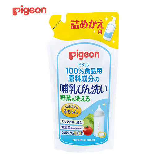 贝亲 - 奶瓶蔬菜(餐具果蔬)清洗液替换装 700ml - 日本本土版日本制