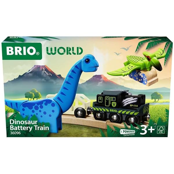 BRIO - Dinosaur Battery Train 5 pieces