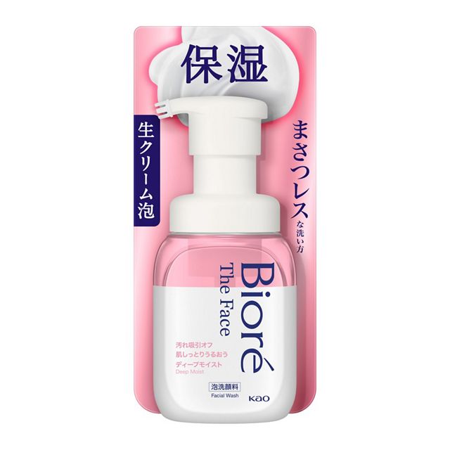 花王碧柔泡沫洗面奶 深层保湿款