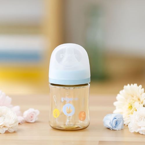 贝亲 - 母乳实感PPSU奶瓶 - Flower -160ml