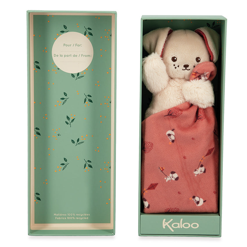 Kaloo - Carre Doudou 小狗安抚巾 - 红砖色