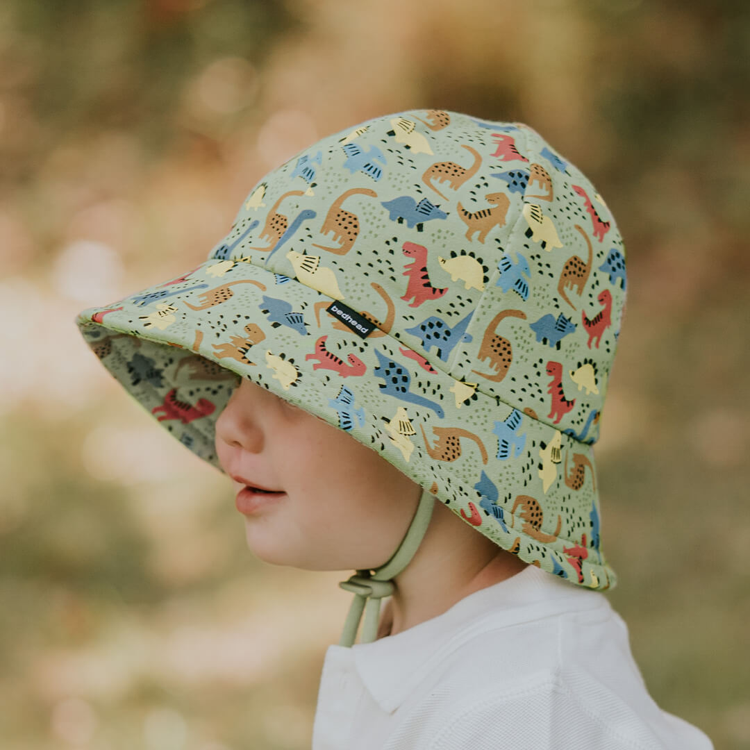 Bedhead Hats - 儿童渔夫帽 - Dino  (S码 和M码)