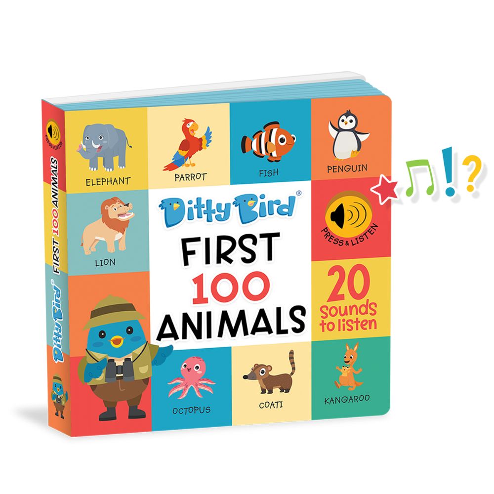 Ditty Bird - First 100系列 - First 100 Animals