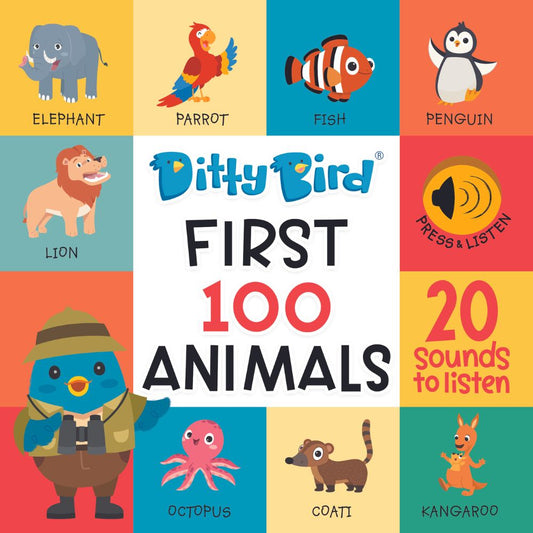 Ditty Bird - First 100系列 - First 100 Animals