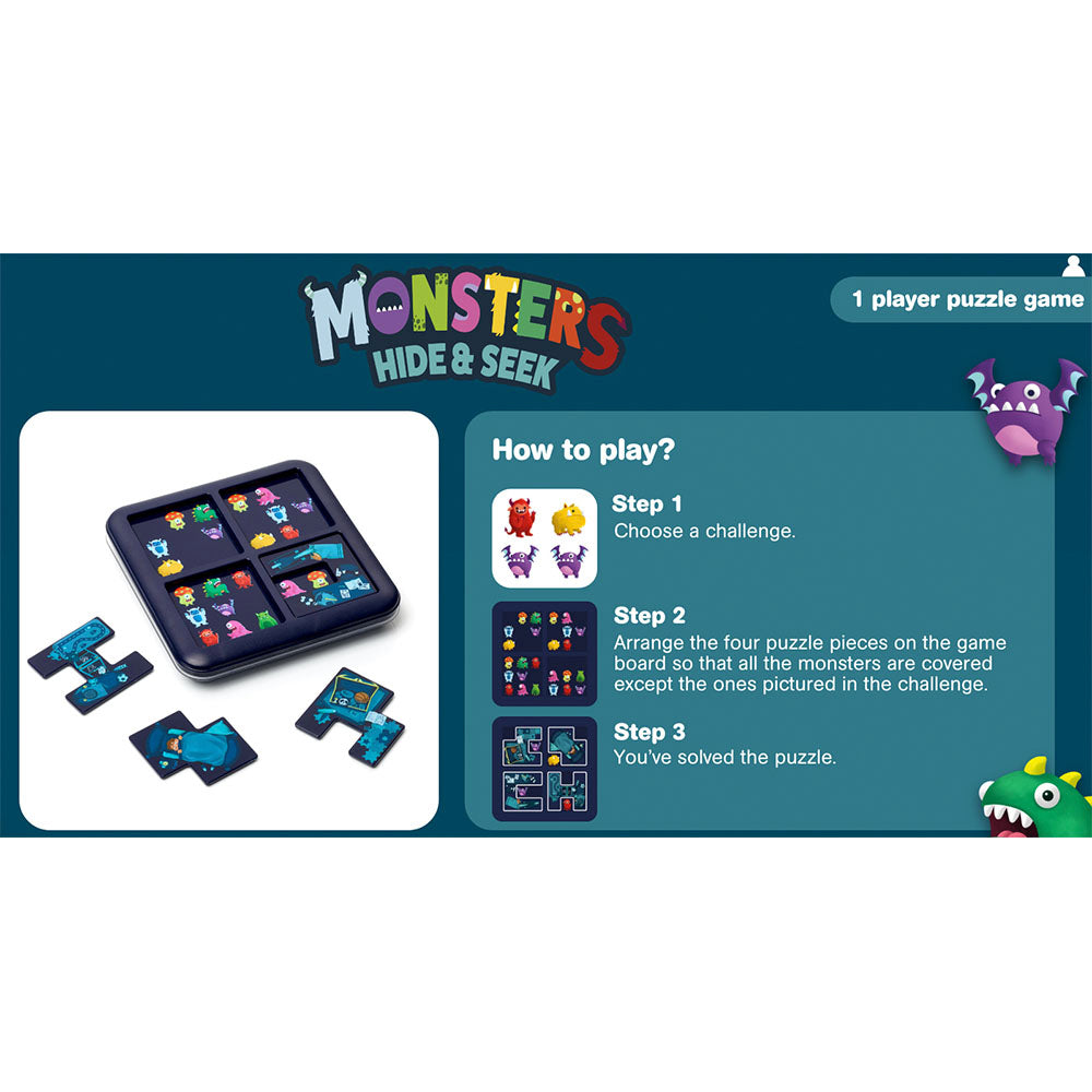 Smart Games - Monsters - Hide & Seek 怪物躲猫猫 适合6岁+
