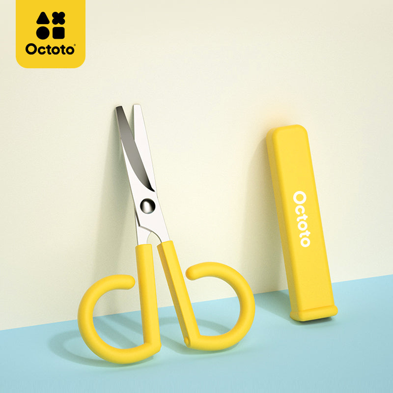 Octoto - Baby Food Scissors - Pink