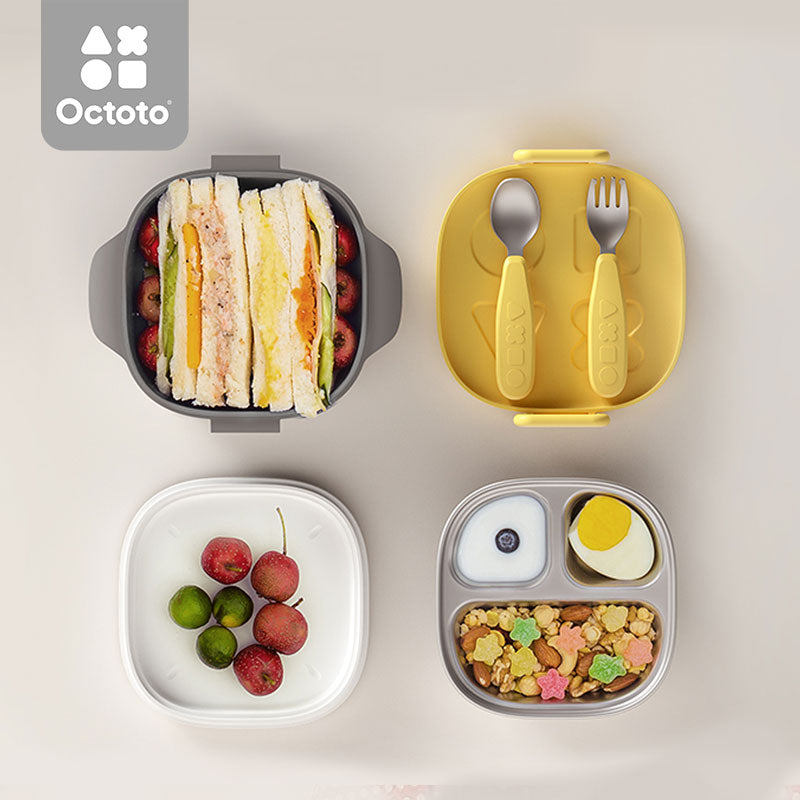 Octoto 不锈钢分格餐盒经典款