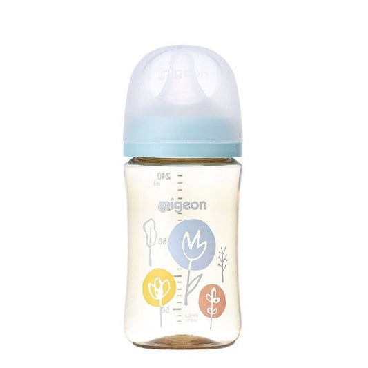 贝亲 母乳实感 PPSU 奶瓶 - Flower -240ml