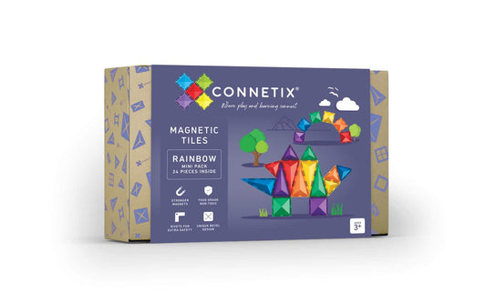 Connetix Tiles - 彩虹迷你套装 24片