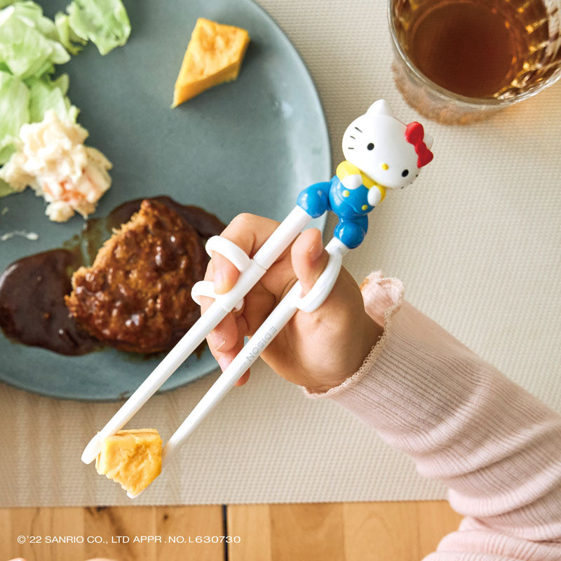 EDISONmama - 儿童学习训练筷 右手 卡通Hello Kitty款 (带盒)- 适合2岁+