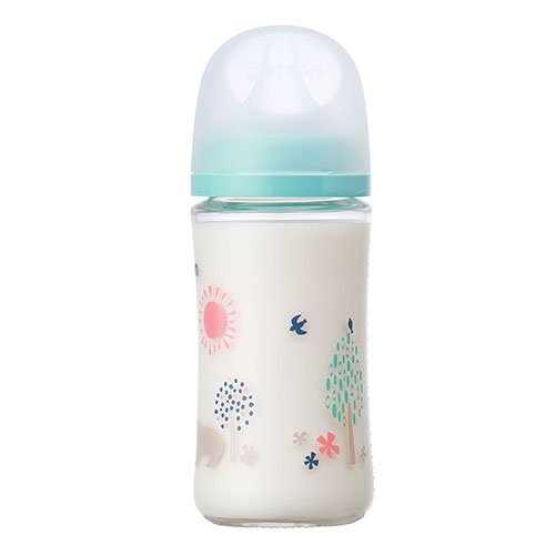 贝亲 - 母乳实感耐热玻璃奶瓶 - 240ml - Bear