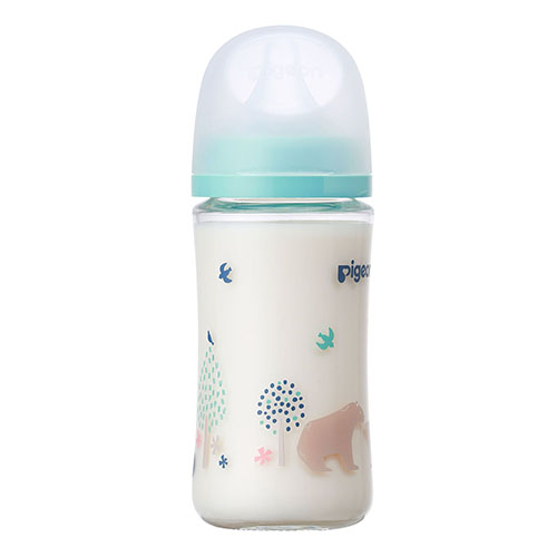 贝亲 - 母乳实感耐热玻璃奶瓶 - 240ml - Bear