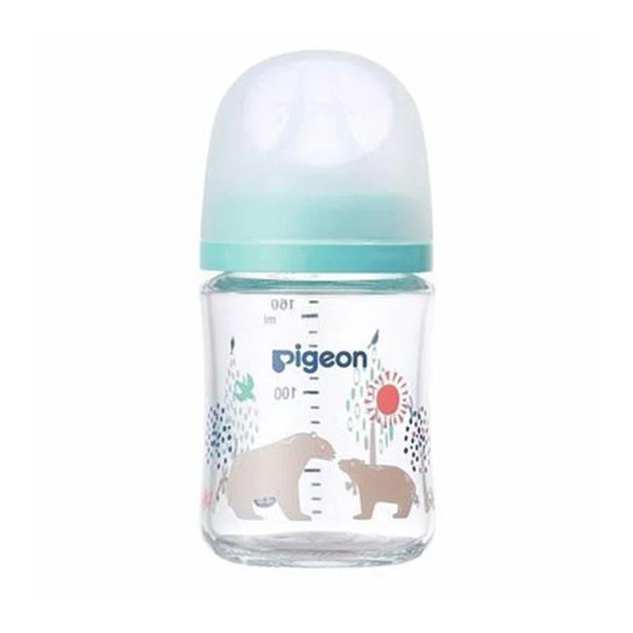 贝亲 - 母乳实感耐热玻璃奶瓶 - 160ml - Bear