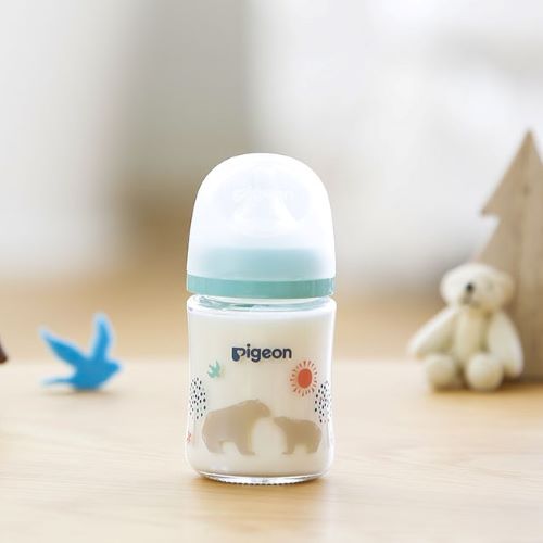 贝亲 - 母乳实感耐热玻璃奶瓶 - 160ml - Bear
