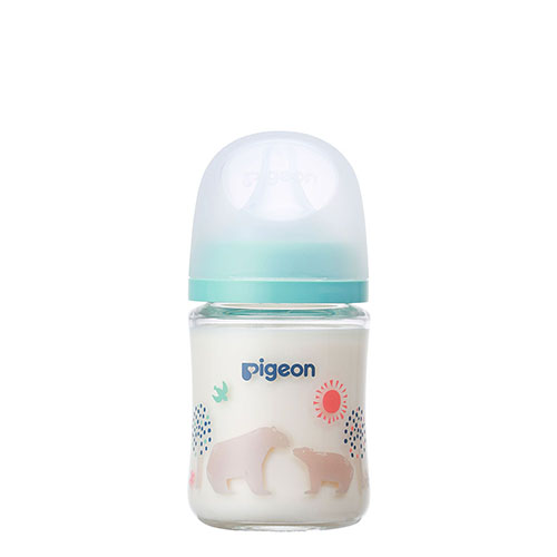 贝亲 - 母乳实感耐热玻璃奶瓶 - 160ml - Bear
