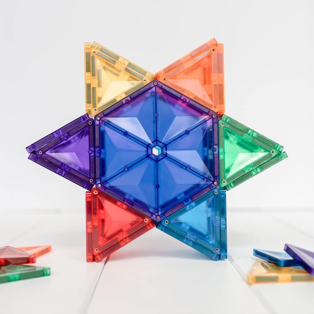 Connetix Tiles - 彩虹几何套装 30片