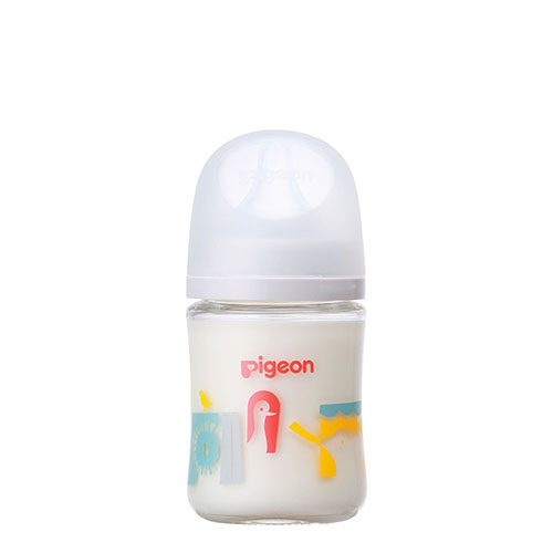 贝亲 - 母乳实感耐热玻璃奶瓶 - 160ml - Zoo