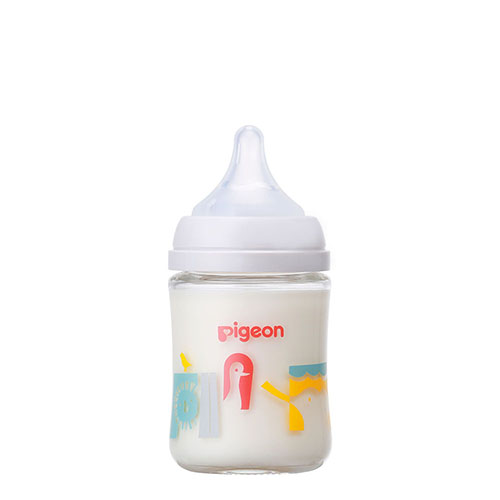 贝亲 - 母乳实感耐热玻璃奶瓶 - 160ml - Zoo