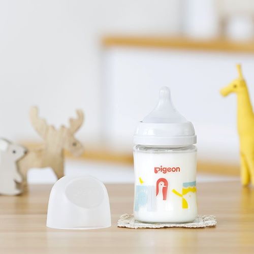 贝亲 - 母乳实感耐热玻璃奶瓶 - 160ml - Zoo