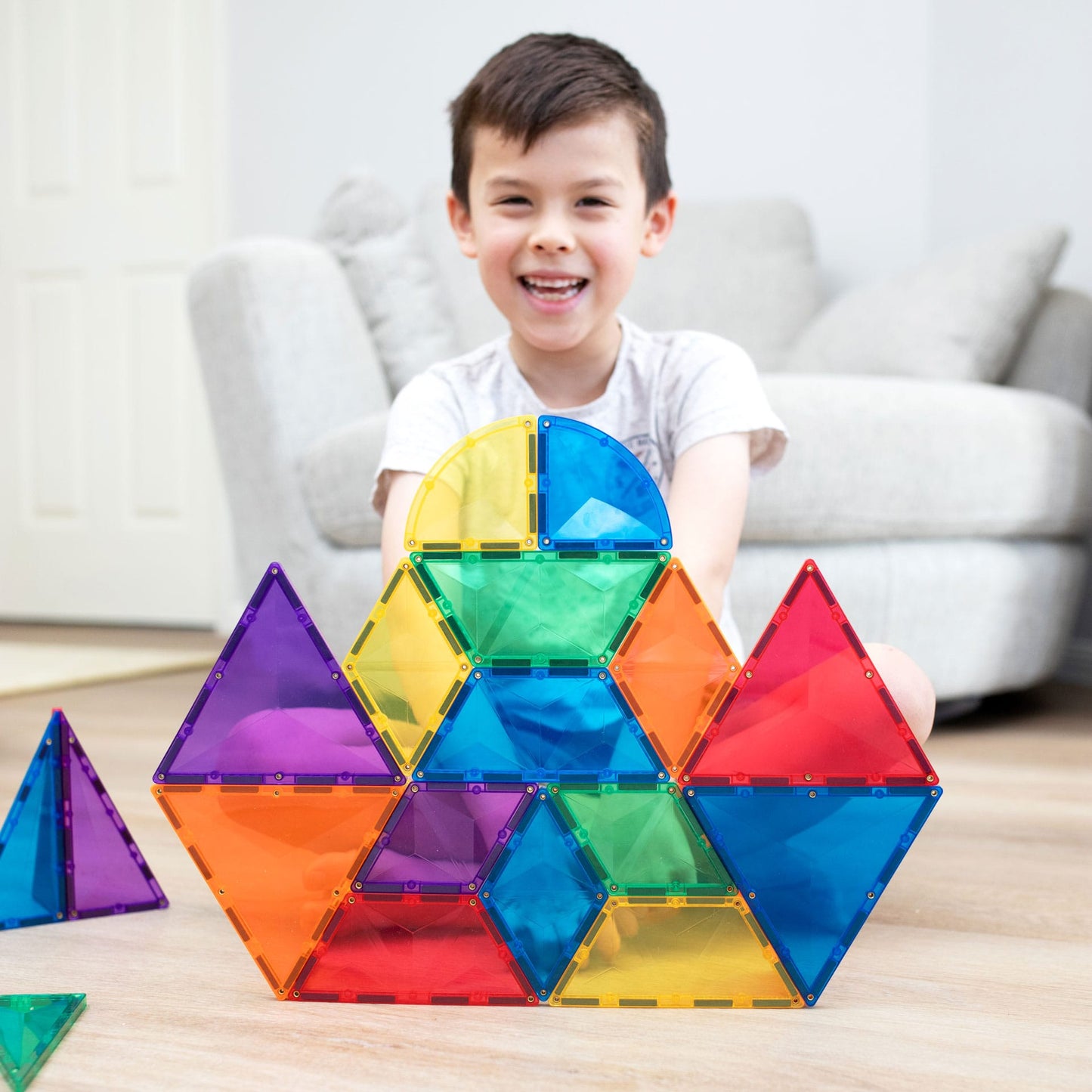 Connetix Tiles - 彩虹形状扩展套装 36片