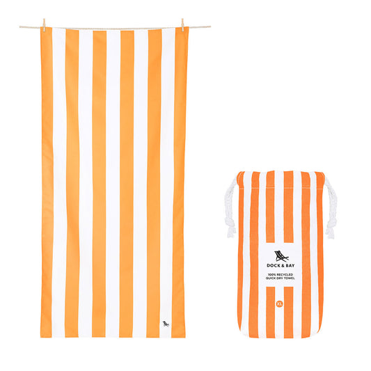 成人速干沙滩巾 - Ipanema Orange