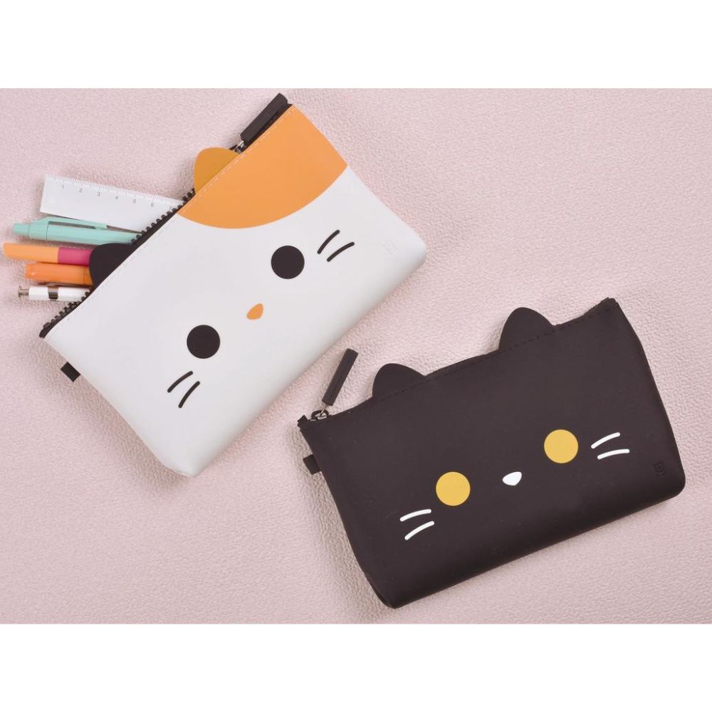 NUU Friends多用手拿包 - Calico Cat Zipper Case