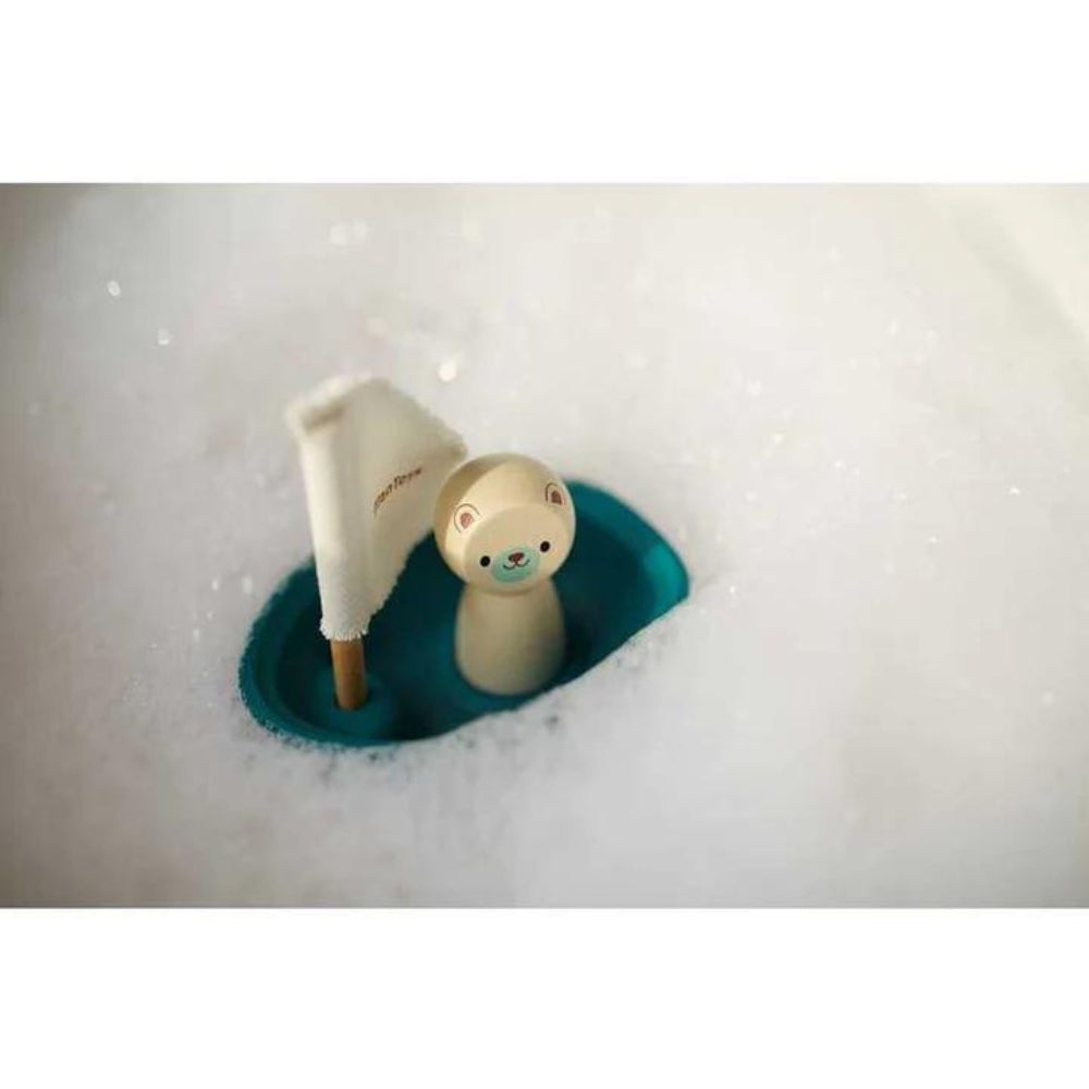 Plan Toys - 小帆船 - 北极熊款