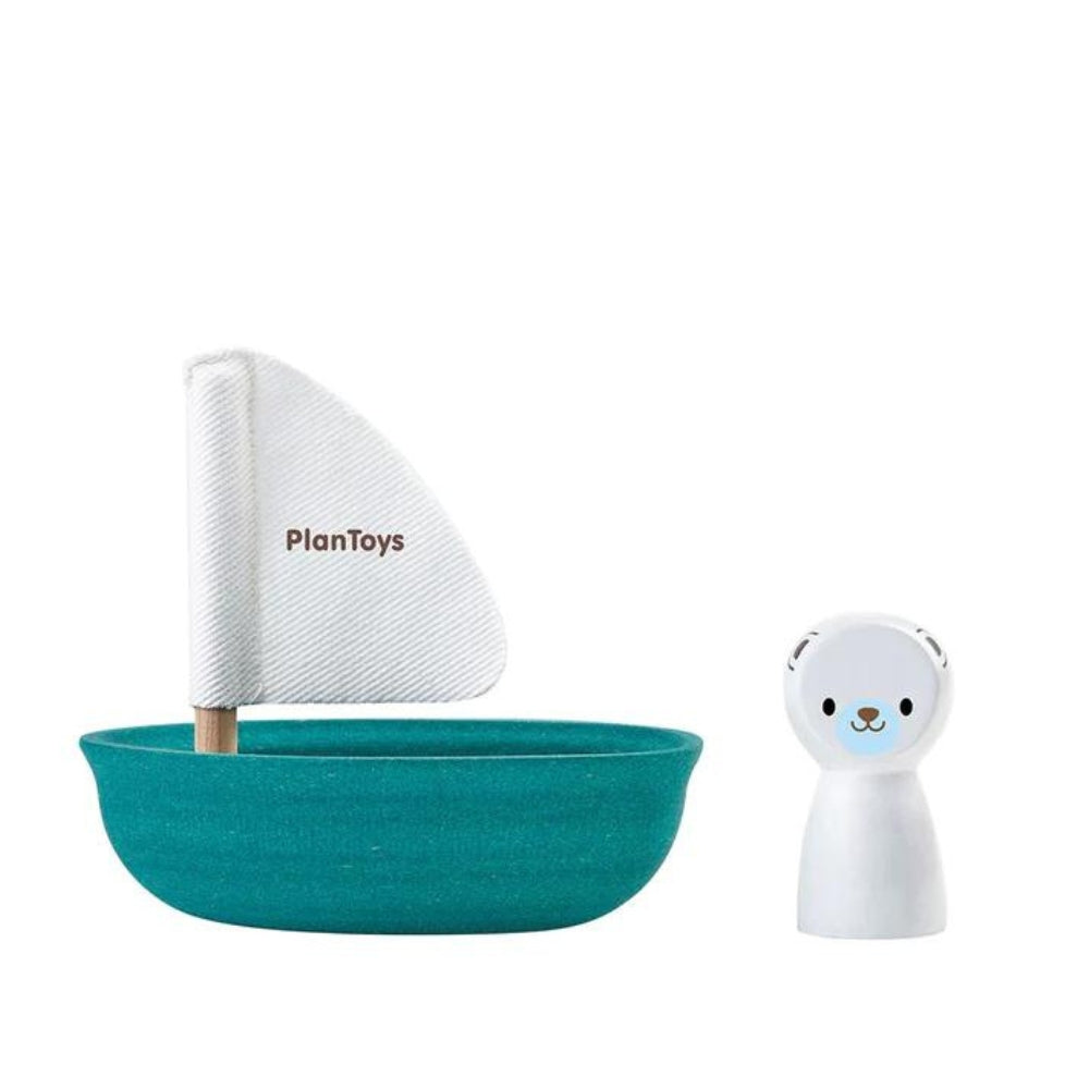 Plan Toys - 小帆船 - 北极熊款