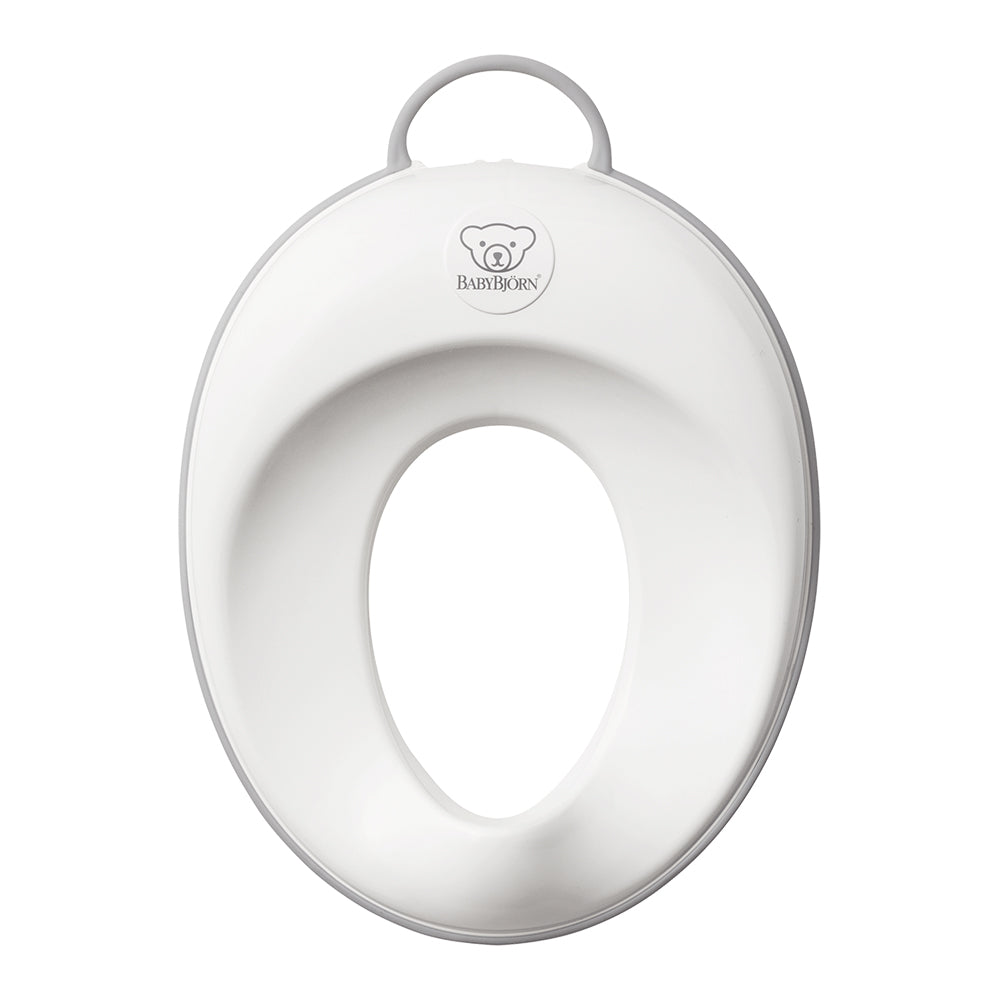 儿童坐便器马桶圈 白灰色 Toilet Training Seat, White/Grey