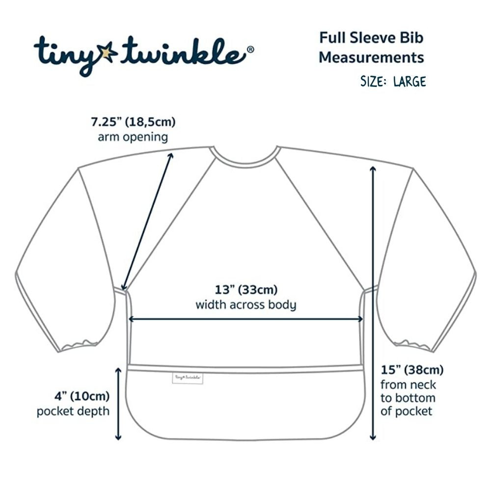 Tiny Twinkle - 防水长袖罩衣2件套 - Rose, Burgundy