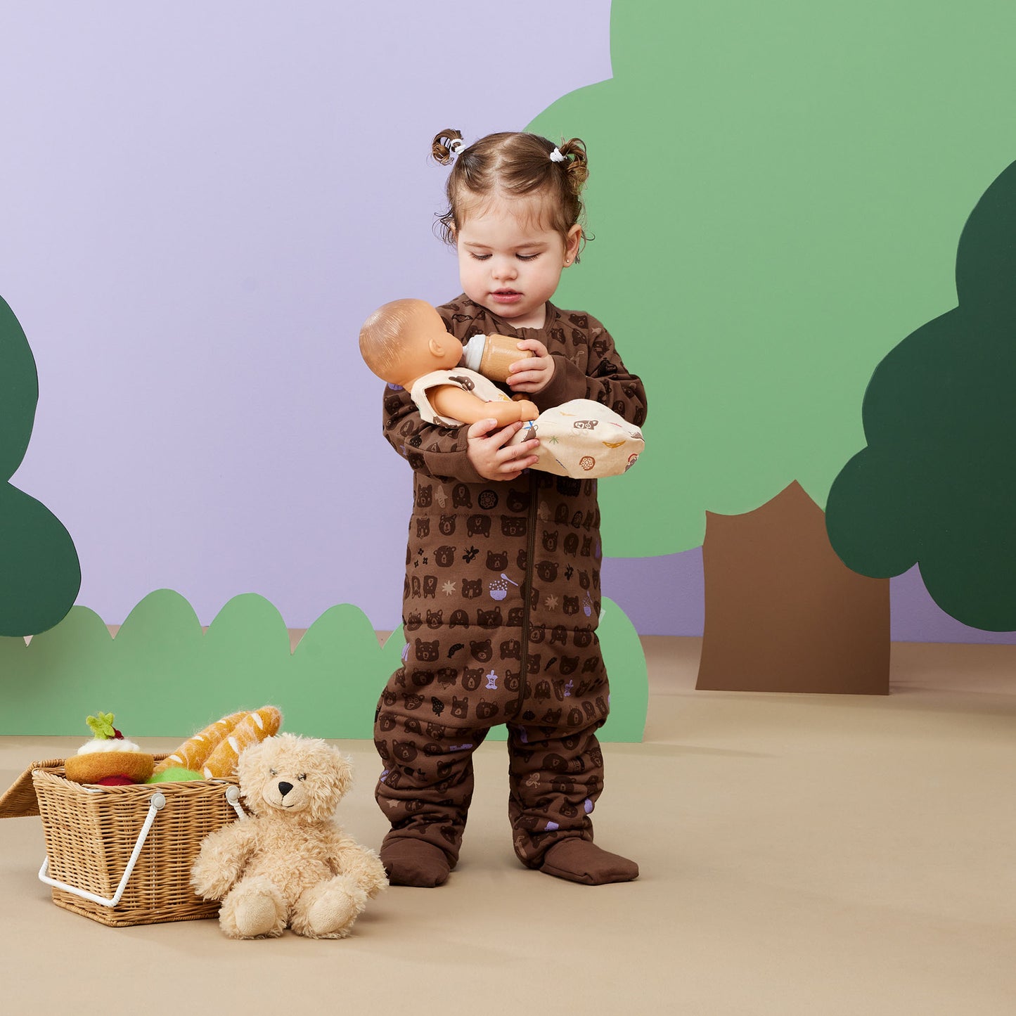 ergoPouch - Sleep Onesie - 3.5 Tog - Picnic 仅剩6-12个月