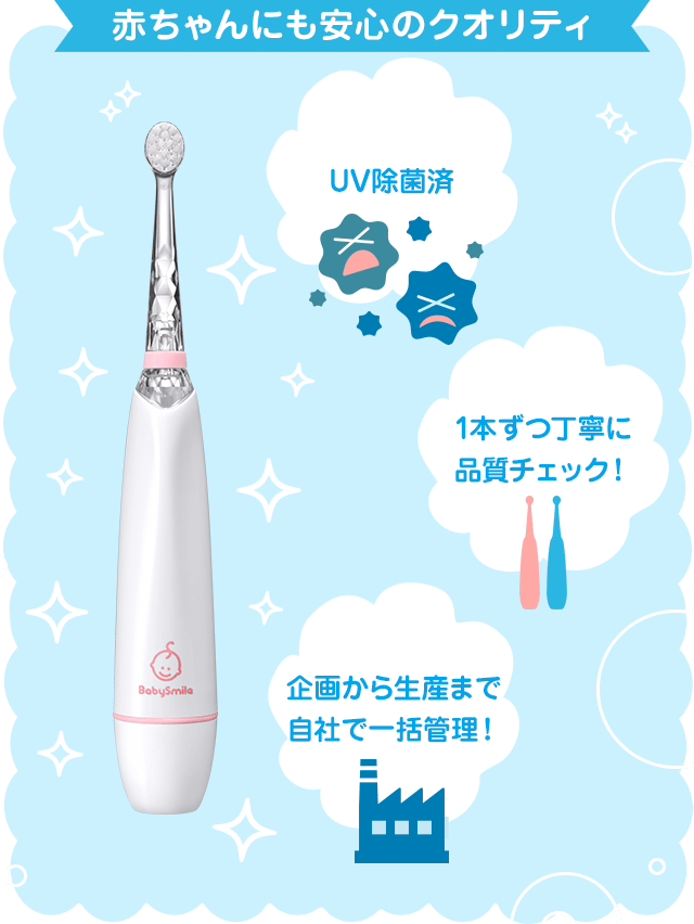 Babysmile - 7色光电动牙刷 S-204 - 适合0m+