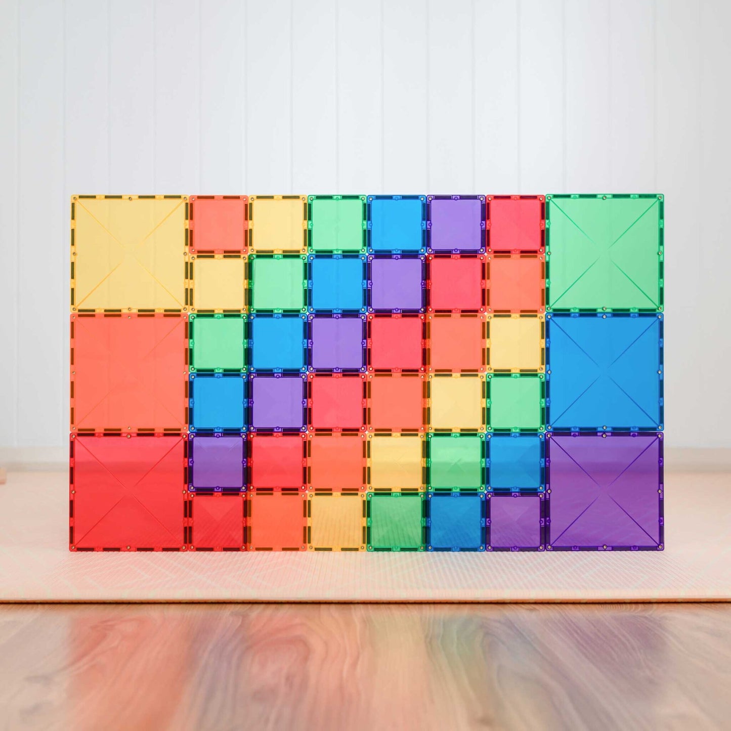 彩虹磁力片Rainbow Square Pack - 42片
