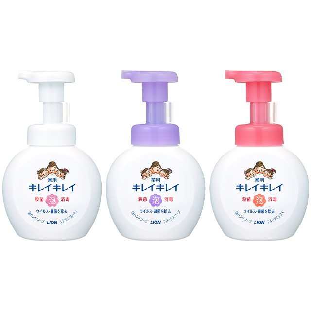 LION狮王 - Kirei Kirei 泡沫洗手液 (水果混合香型)本体 - 大瓶 500ml