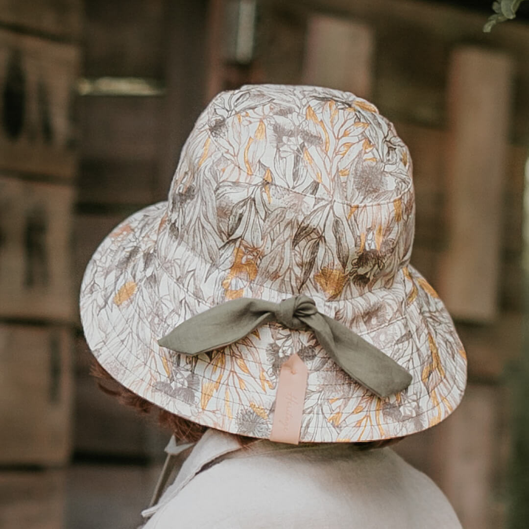 Bedhead Hats - (只有S码) Heritage系列双面渔夫防晒帽 - Mallee & Moss (6-12 mth | 46 - 50cm | S)