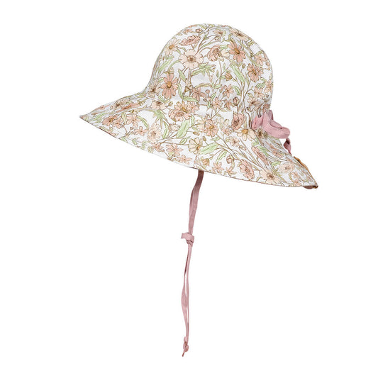 Bedhead Hats - (只有S码)Heritage系列双面遮阳帽 - Poppy & Rosa (6-12 mth | 46 - 50cm | S)