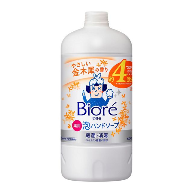 花王- Biore 碧柔 U 泡沫洗手液 金木犀香味 补充装 770ml