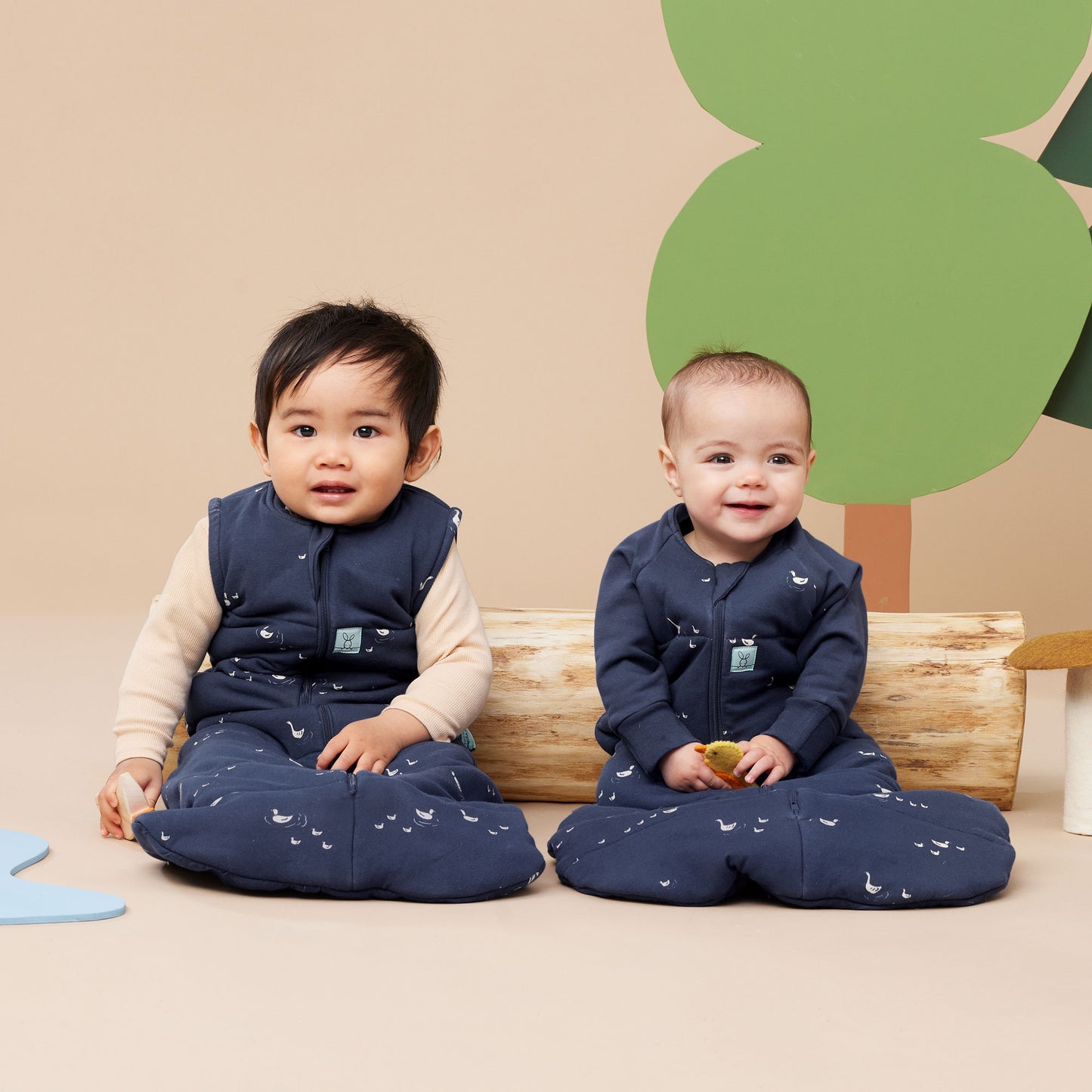 ergoPouch - Jersey Sleeping Bag - 2.5tog Lucky Ducks 仅剩3-12个月