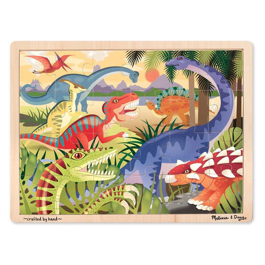 美国梅丽莎 - Dinosaurs Jigsaw - 24pc