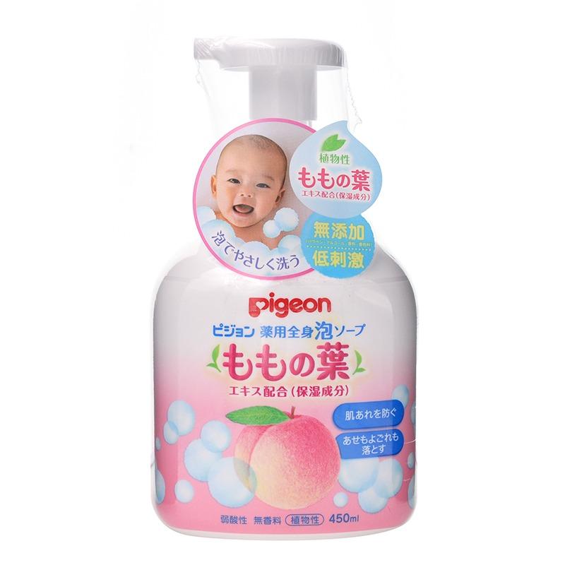 贝亲 - 桃叶洗发沐浴露 日本制 450ml