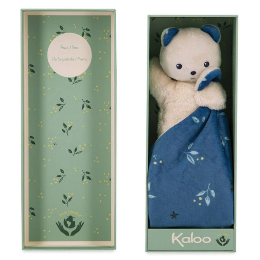 Kaloo -Carre Doudou 安抚巾系列 蓝色小熊