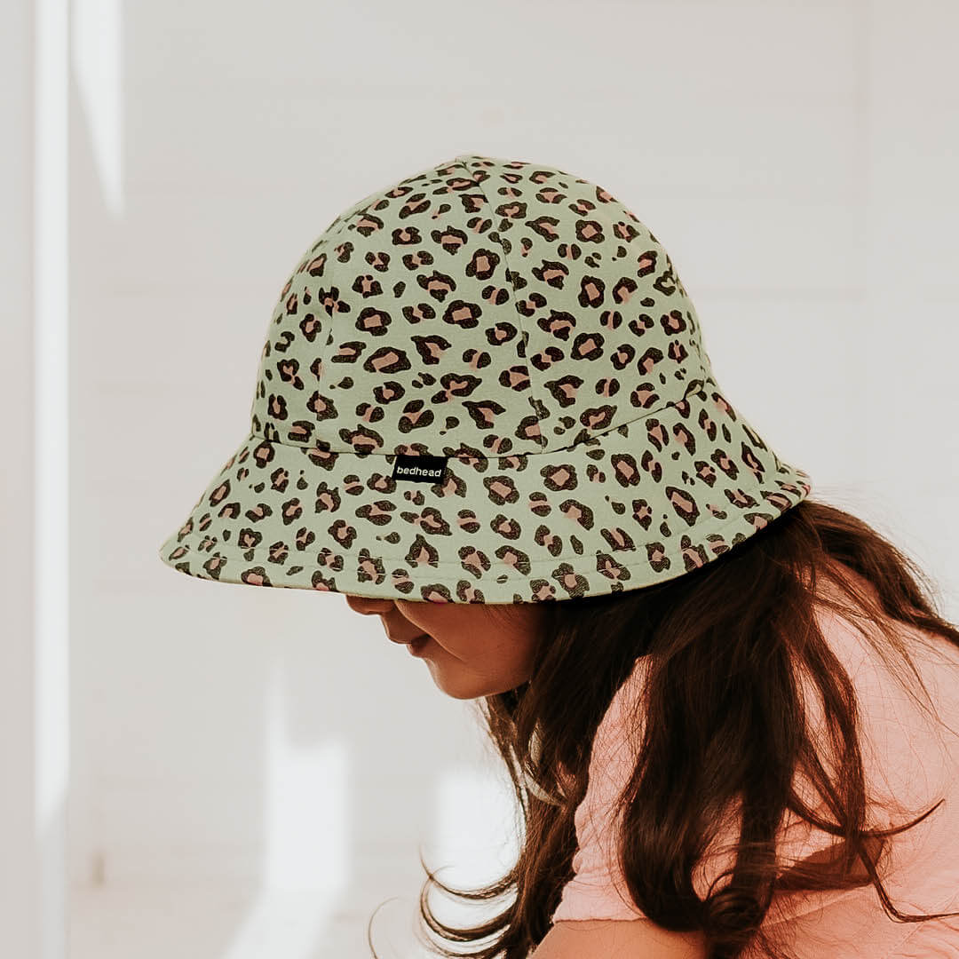 Bedhead - (只有M码) 经典渔夫帽 - Leopard Print - Bucket Hat (M码-头围50cm-1-2岁)