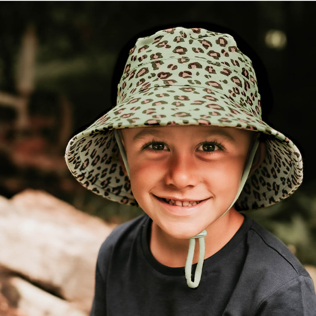 Bedhead - (只有M码) 经典渔夫帽 - Leopard Print - Bucket Hat (M码-头围50cm-1-2岁)