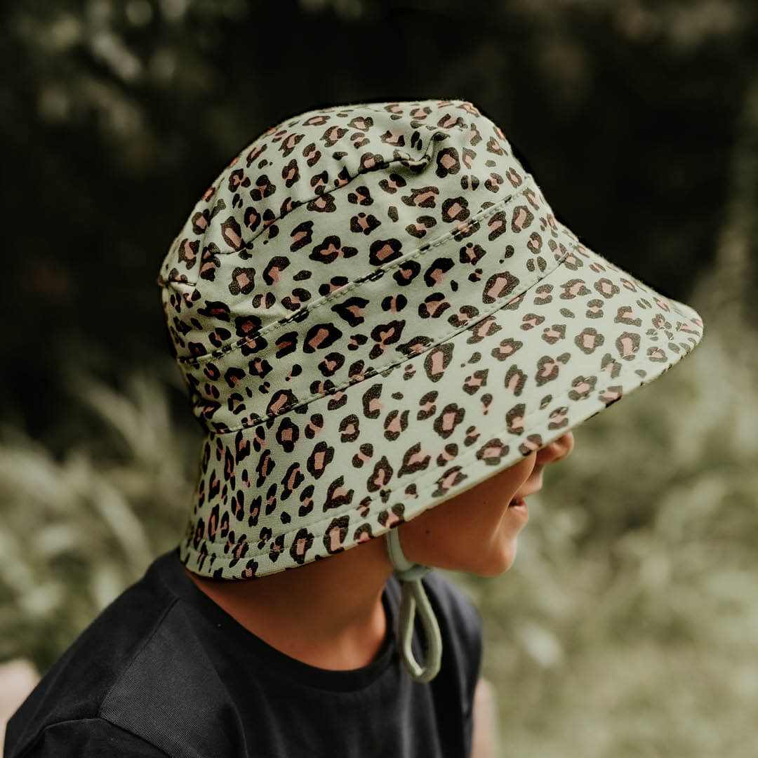 Bedhead - (只有M码) 经典渔夫帽 - Leopard Print - Bucket Hat (M码-头围50cm-1-2岁)